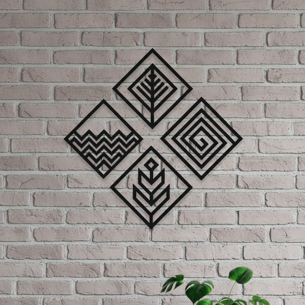 Liberty 4 Piece Wall Art