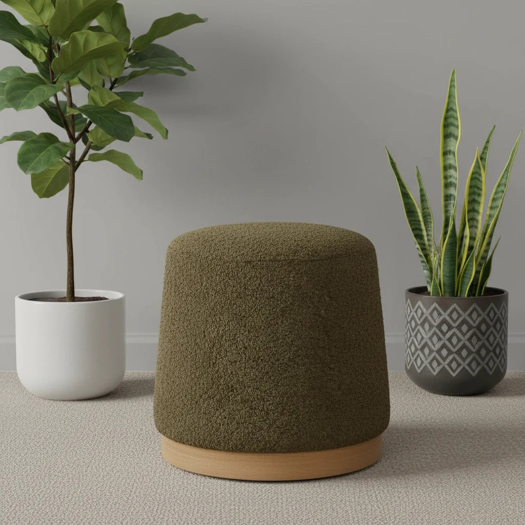 Marcellus Boucle Ottoman