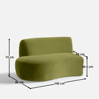 Betty Curvy 5 Seater Sofa