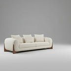 Daniel Boucle Sofa with Ottoman