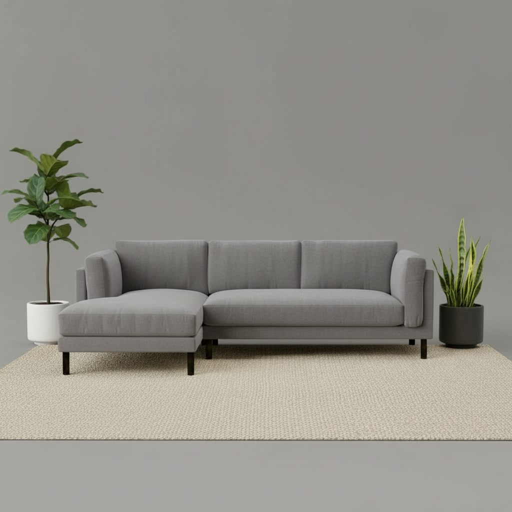 Deborah Sectional L Shaped Sofa