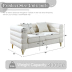 Donna Boucle 2 Seater Sofa