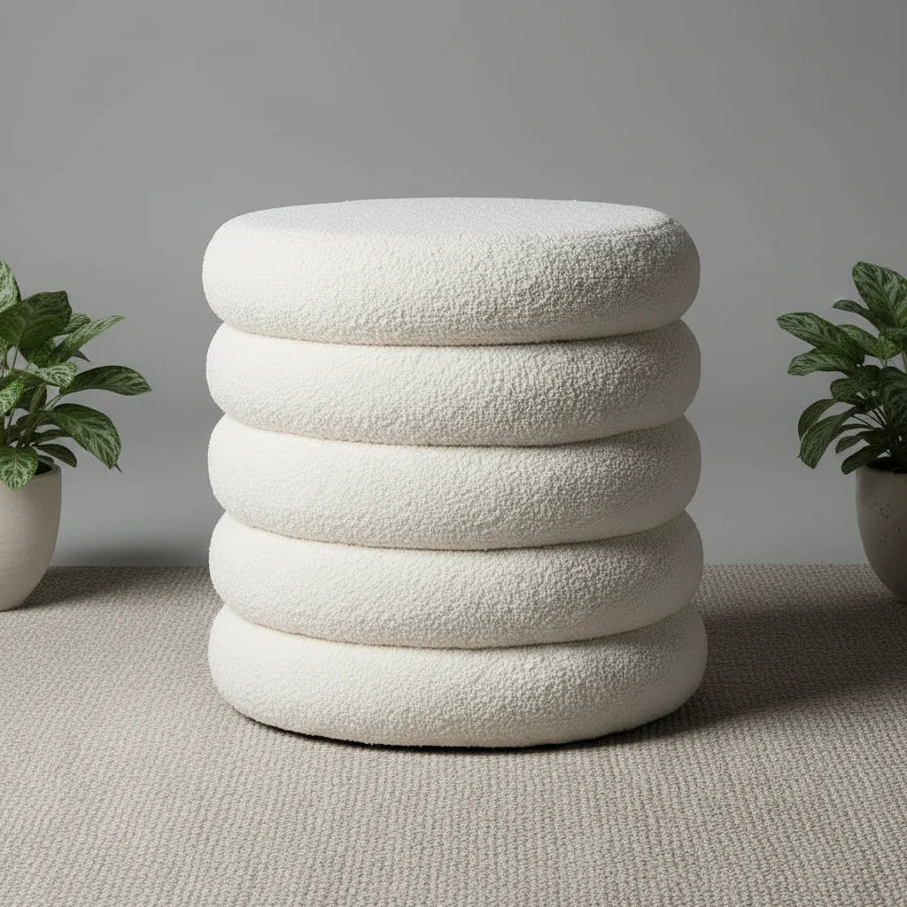 Eddie Boucle Ottoman