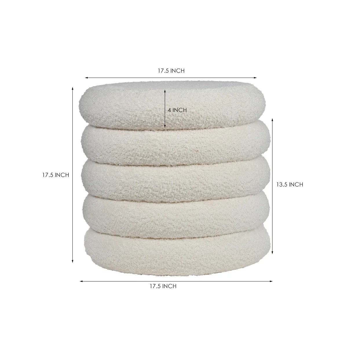 Eddie Boucle Ottoman