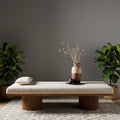 Fluted Base Chaise Lounge