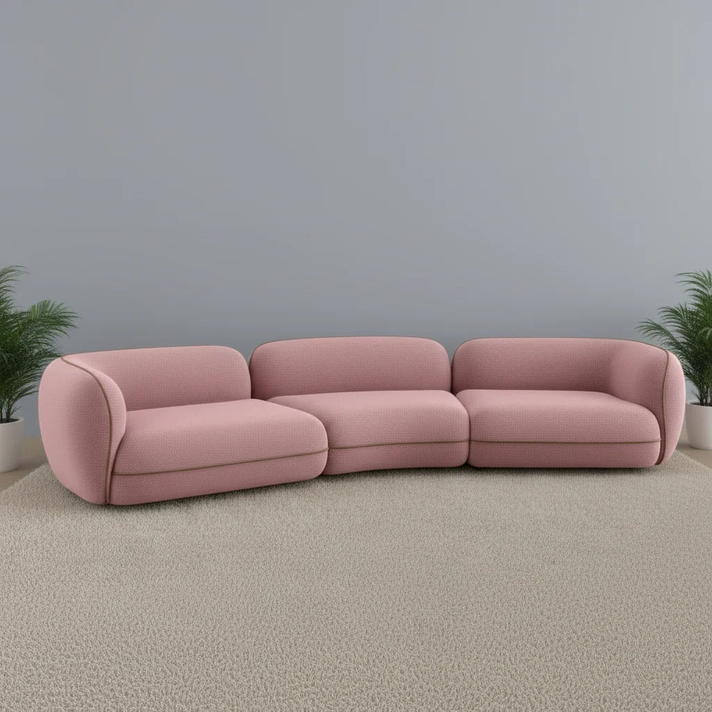 Jessica Curvy Sectional Sofa