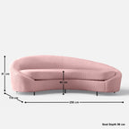 Kimberly Curvy 4 Seater Sofa