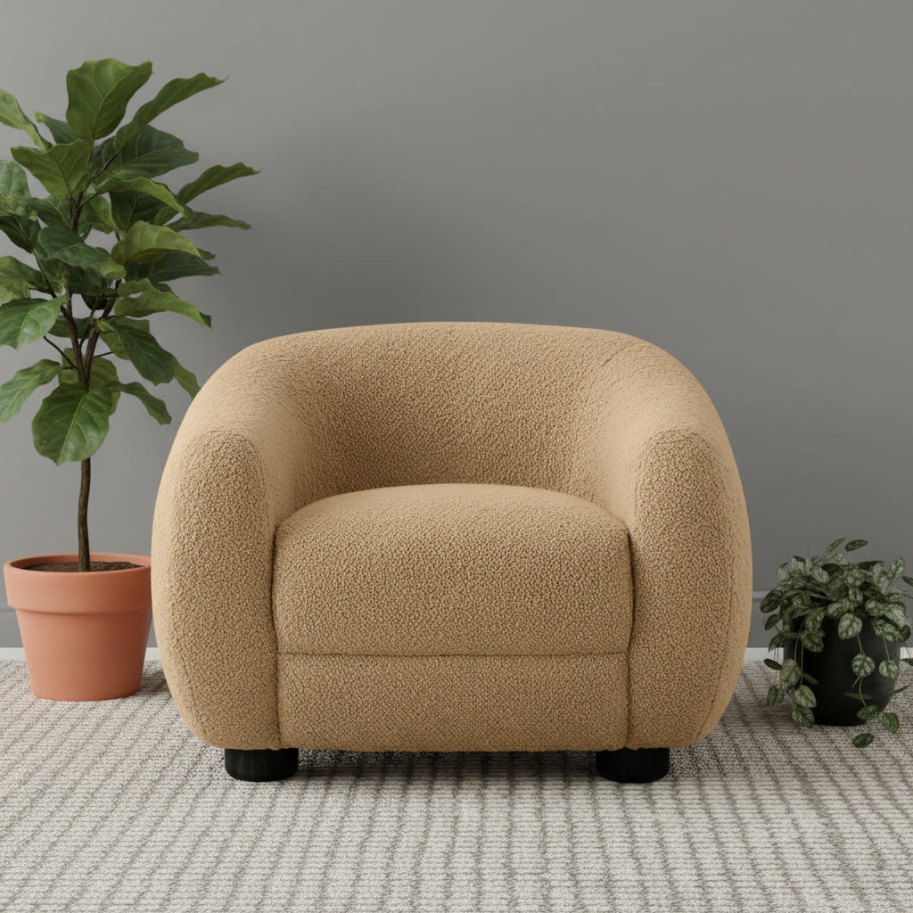 Laura Curvy Single Seater Sofa