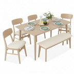 Lindsae Dining Set 6 Seater