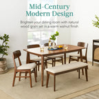 Lindsae Dining Set 6 Seater