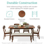 Lindsae Dining Set 6 Seater
