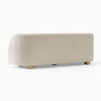 Michelle Boucle Curvy 3-Seater Sofa