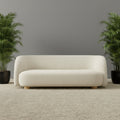 Michelle Boucle Curvy 3-Seater Sofa