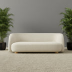 Michelle Boucle Curvy 3-Seater Sofa