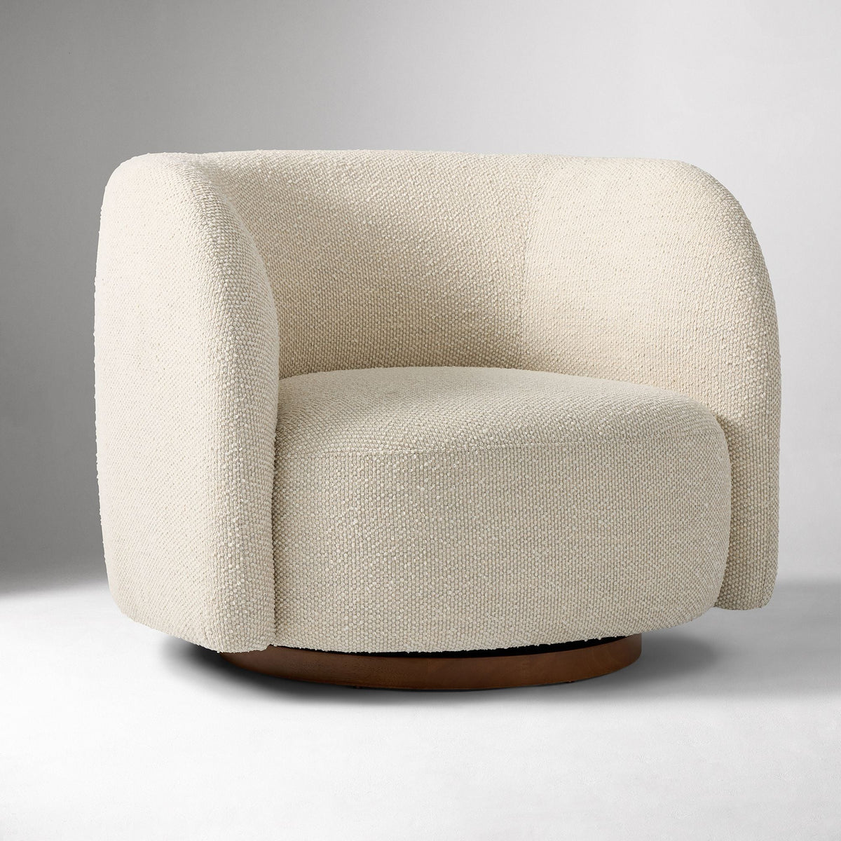 Michelle Boucle Swivel Sofa Chair