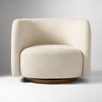 Michelle Boucle Swivel Sofa Chair