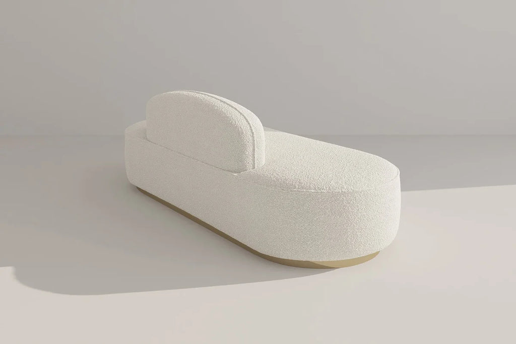 Rotondo Curved Armless 3-Seater Sofa