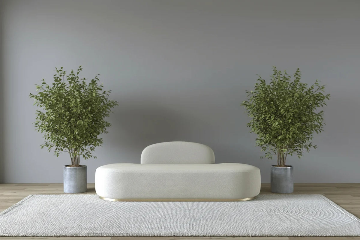 Rotondo Curved Armless 3-Seater Sofa