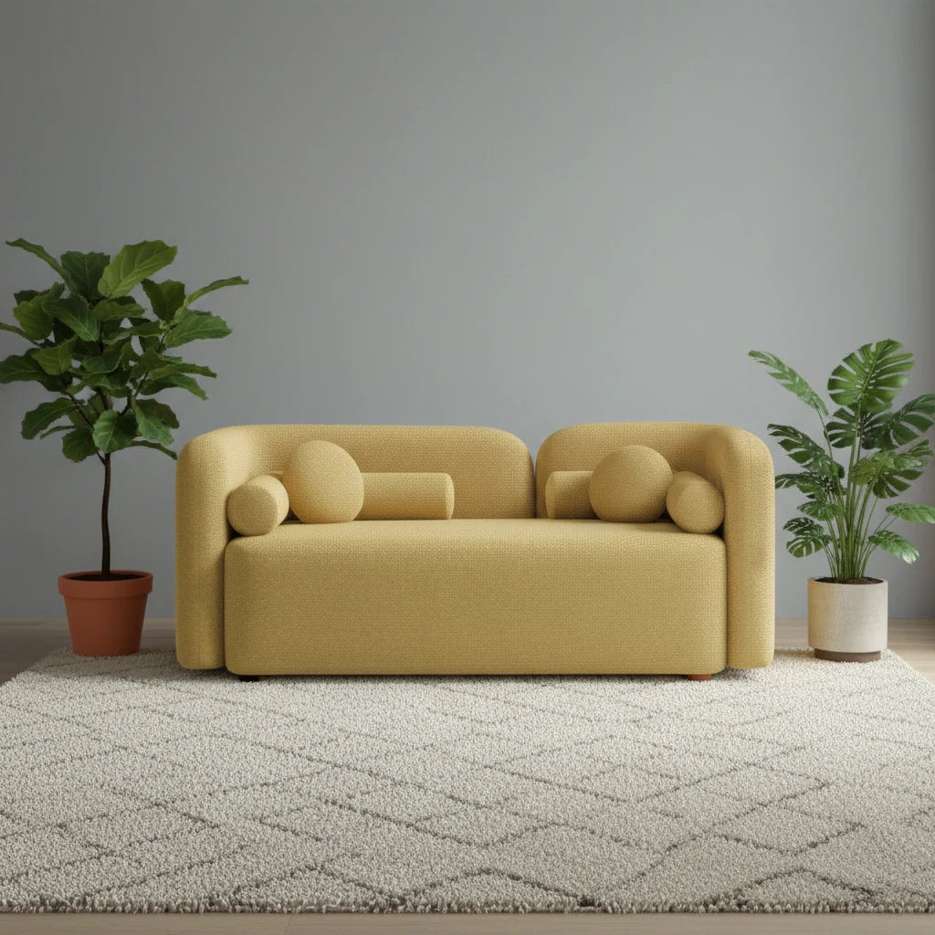 Susan Boucle 2 Seater Sofa