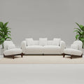 Modern Boucle 5 Seater Sofa Set