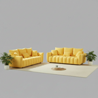 Dalonna  6 Seater Boucle Sofa