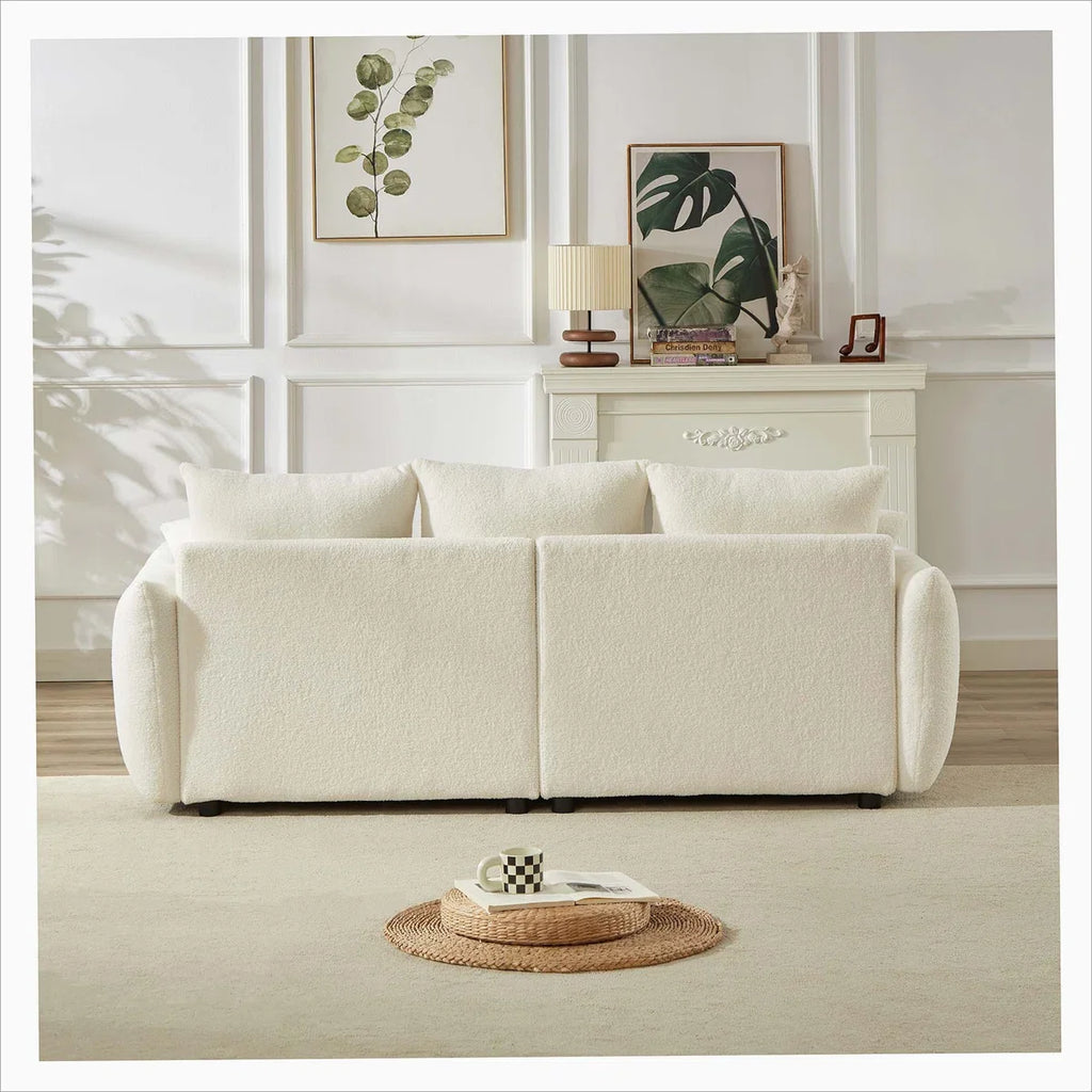 Dalonna  6 Seater Boucle Sofa