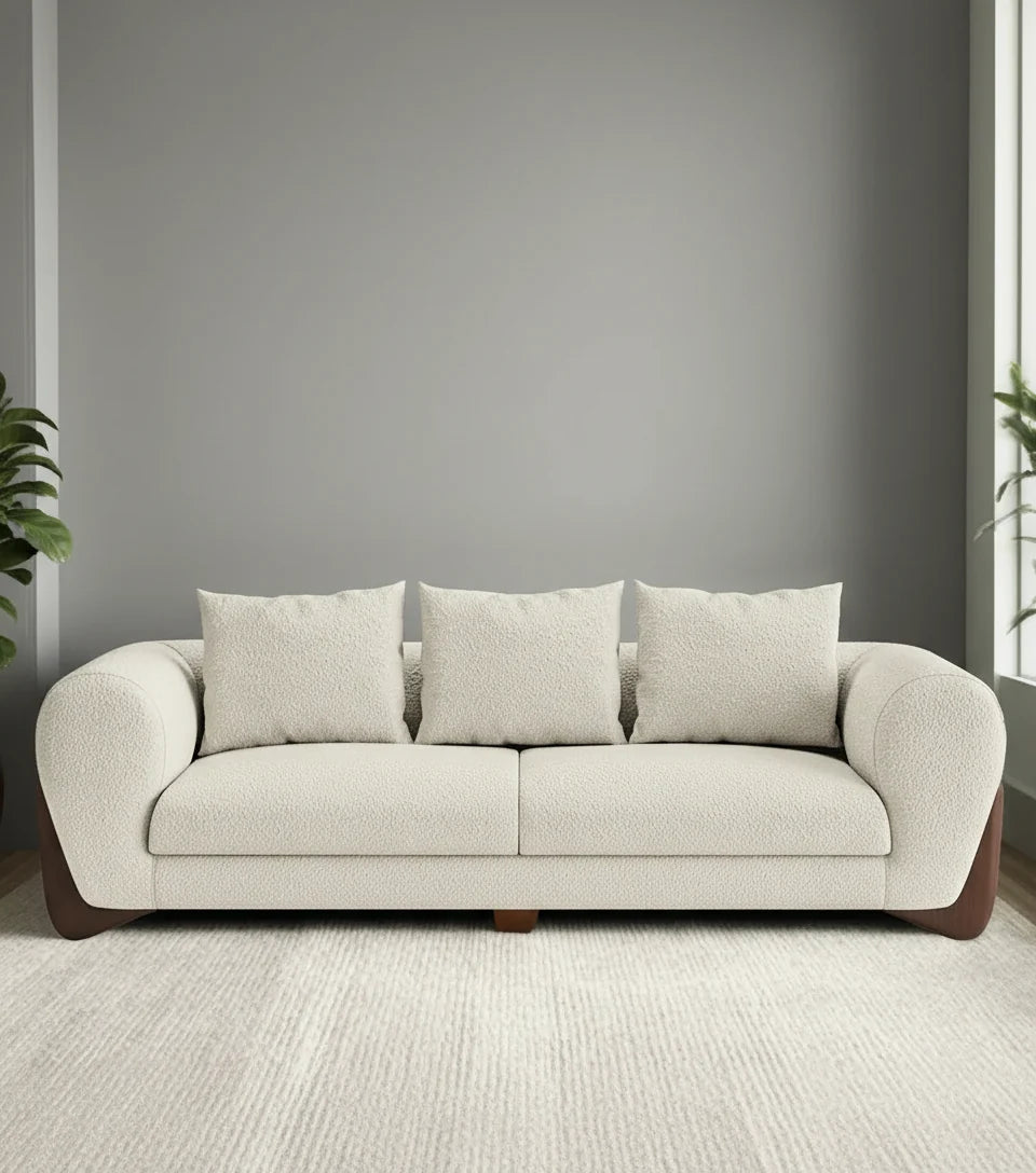 Daniel Boucle 3 Seater Sofa