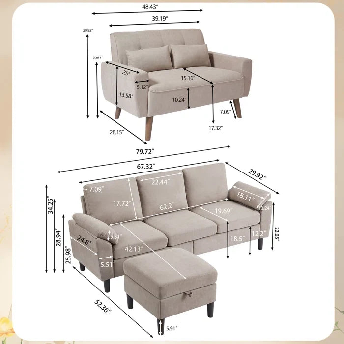 Lamaya Sofa Set