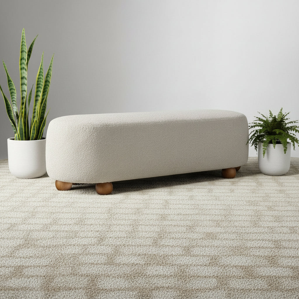 Thalia Boucle Bench