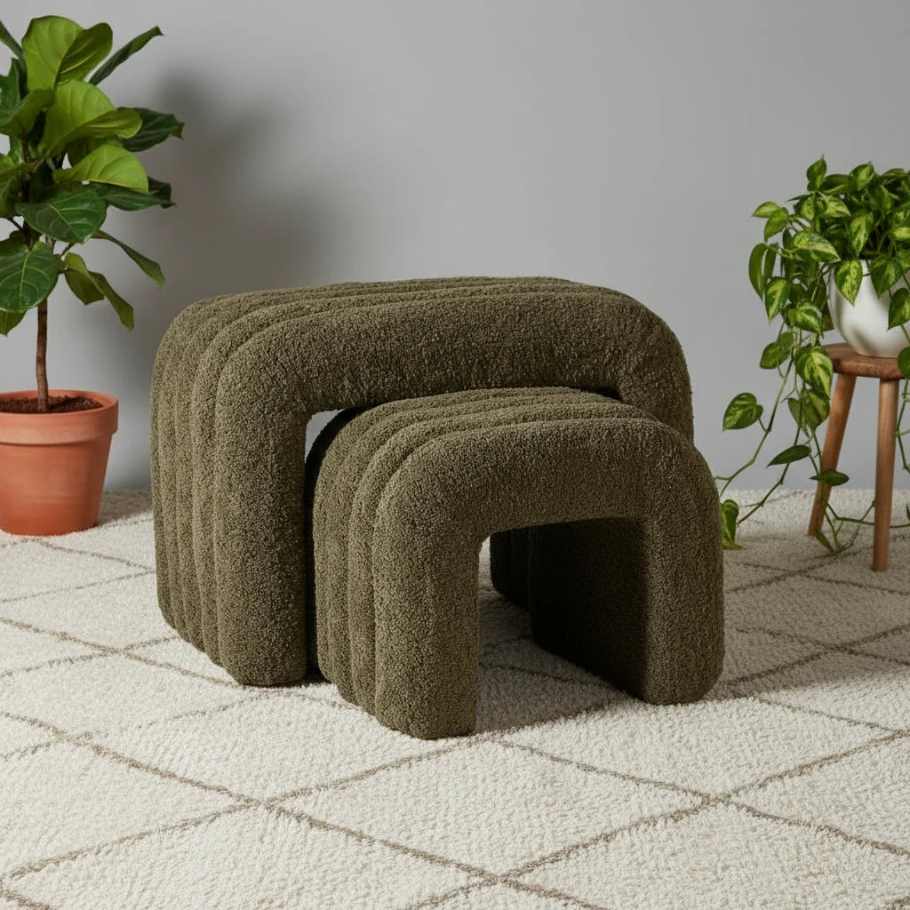 Arden Boucle Bench