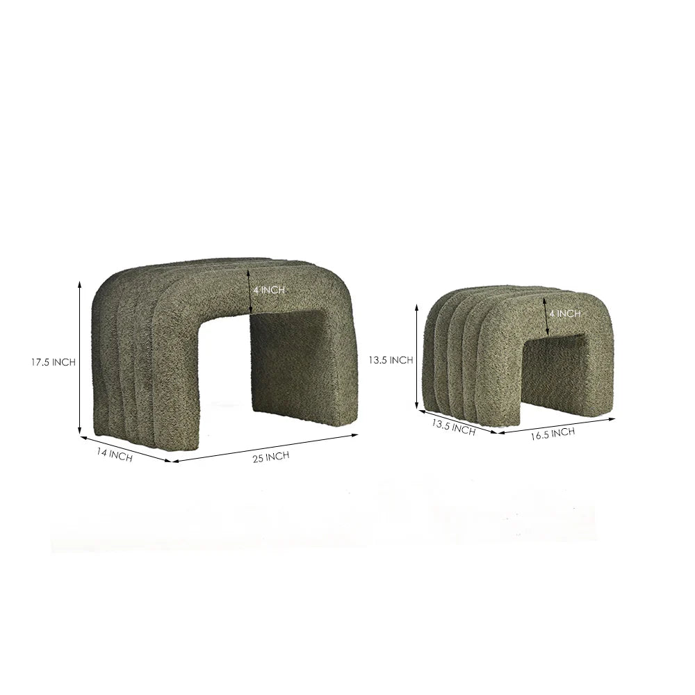 Arden Boucle Bench