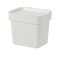 HÅLLBAR waste sorting bin, recycled polypropylene, removable lid, rounded corners.