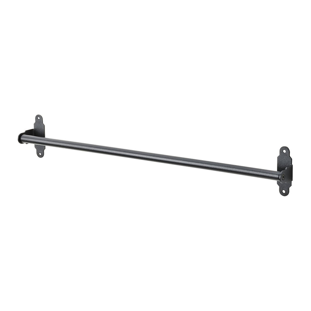 HULTARP black metal towel bar. Simple, functional kitchen accessory.