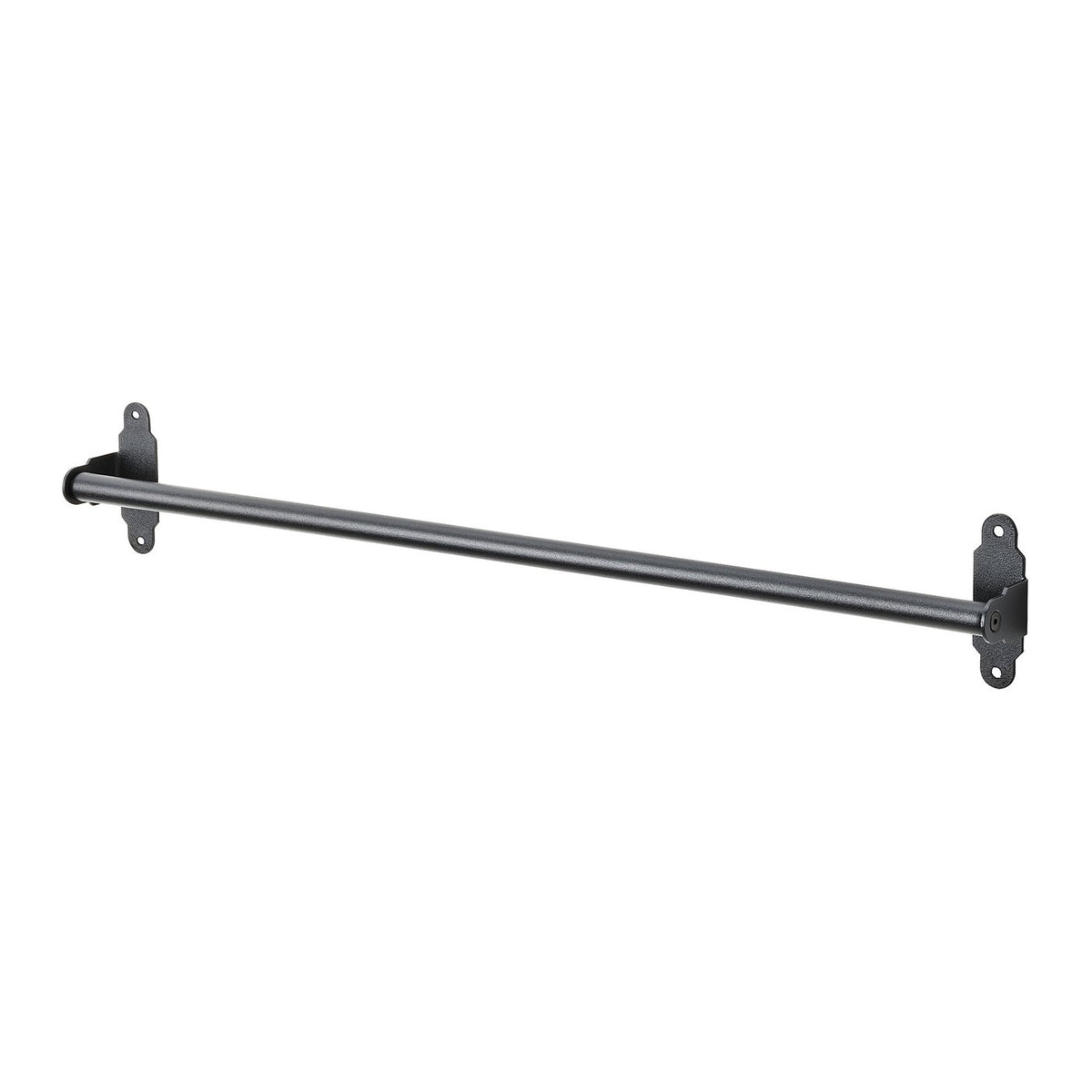 HULTARP black metal towel bar. Simple, functional kitchen accessory.